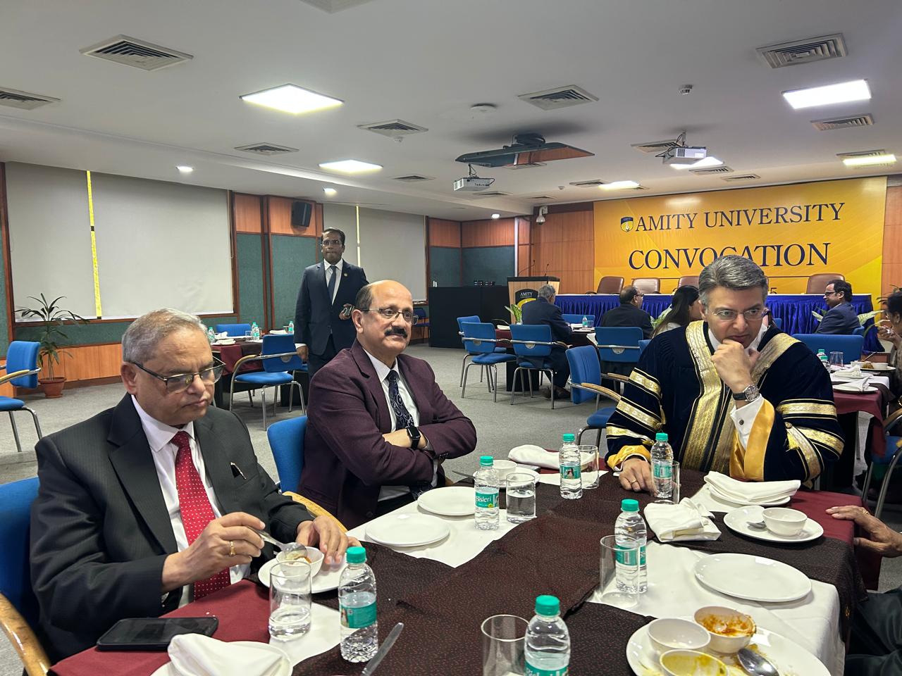Lunch with Dr Atul Chauhan, Chancellor, Amity University and Prof Ashutosh Sharma, President, INSA